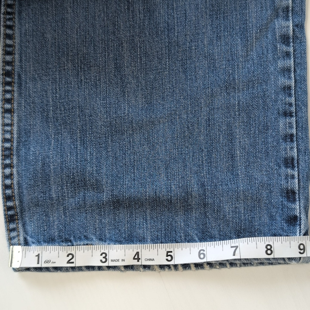 Eddie Bauer Straight Leg Jeans Men 34x30 Blue Denim Original Fit 100% Cotton - Picture 14 of 16